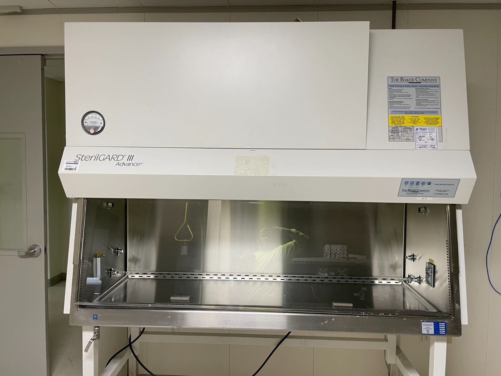 6Ft Baker SterilGard III Advance SG603 A/B3 Laboratory Biological Safety Cabinet