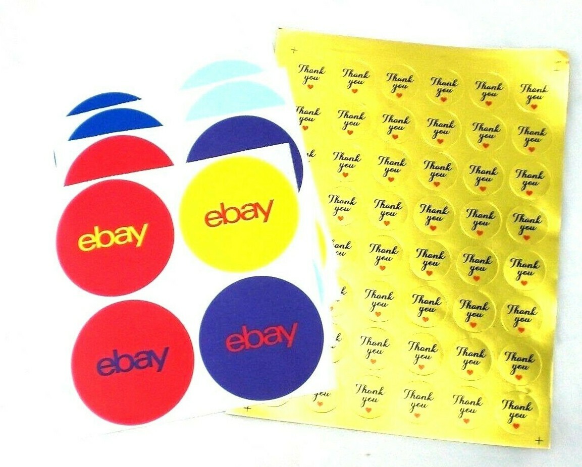 EBAY Branded Shipping Packing Supplies HUGE Variety Lot of 156 Tape Stickers ETC