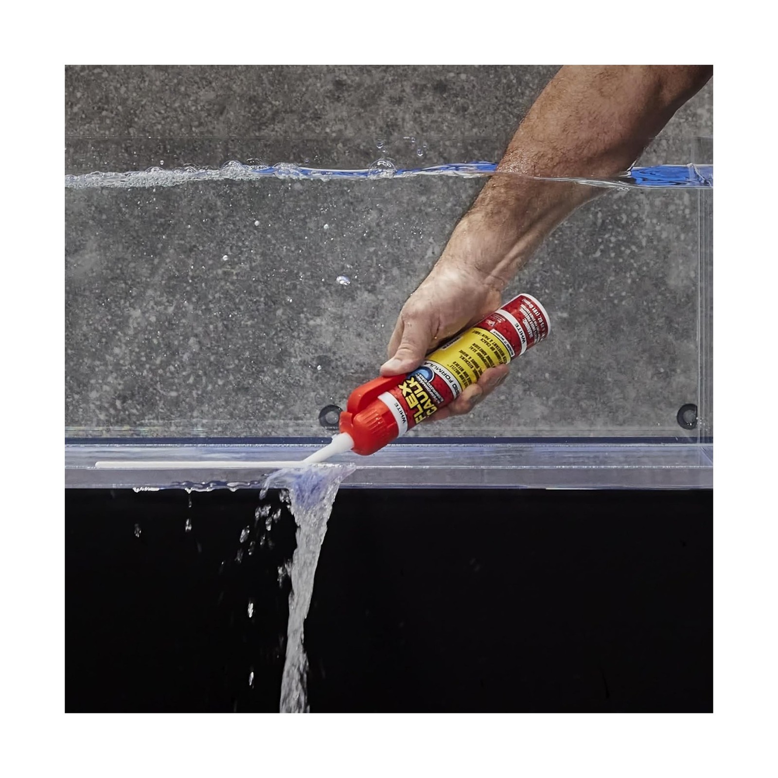 Flex Caulk, Waterproof & Weatherproof Hybrid Polymer Sealant, S… USA FAST SHIP