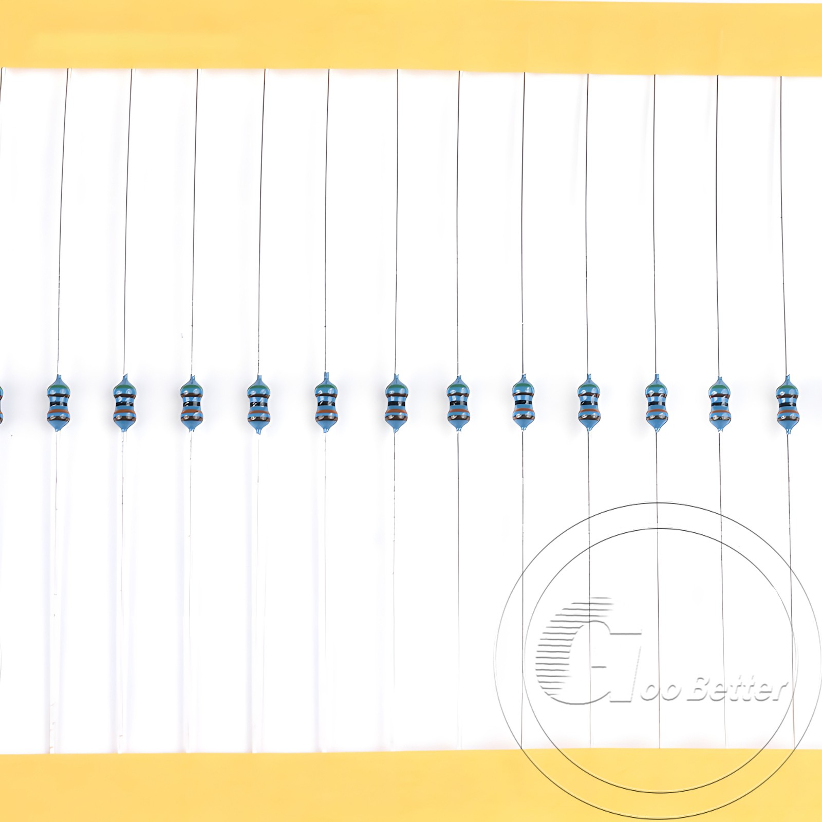 1/4W Metal Film Resistors 0.1% tolerance 1 ohm to 10M ohm available 20 pack