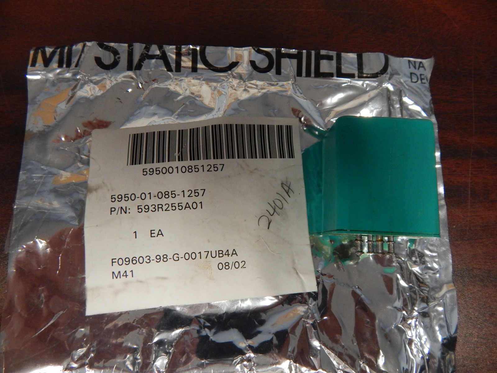 *1 PIECE* – PN# 593R255A01 – TRANSFORMER – NSN: 5950-01-085-1257