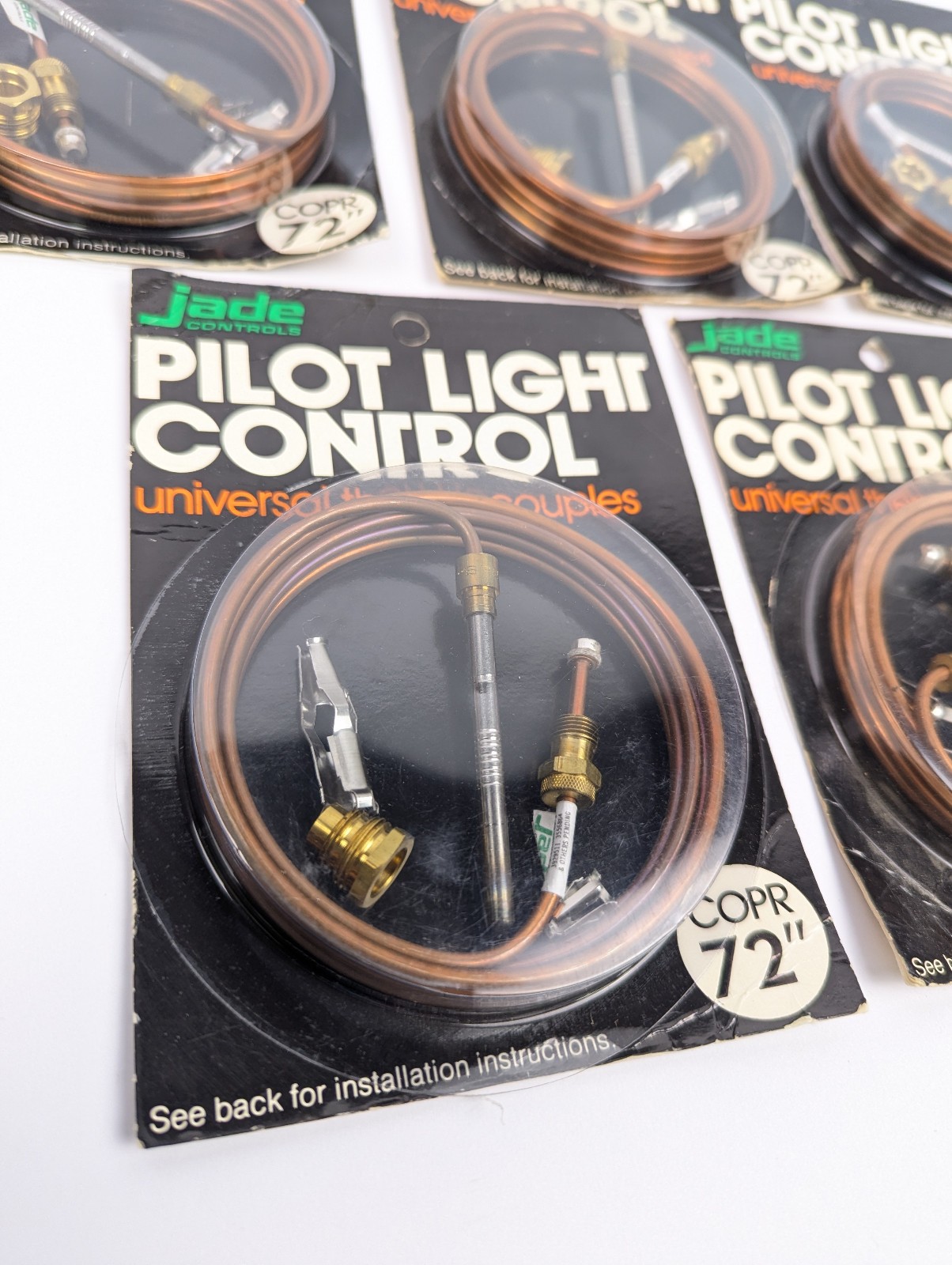 *LOT 5* Jade Controls Universal Pilot Light Control Kit 72″ Copper Thermocouples