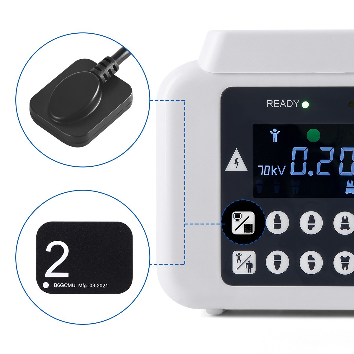 Dental X-Ray Positioner Digital Xray Sensor Holder Film Positioning System 2.0