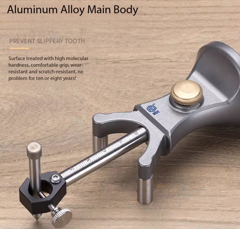 Carpenter’s Marking Gauge Dual-Purpose Curve and Straight Line Marking Tool