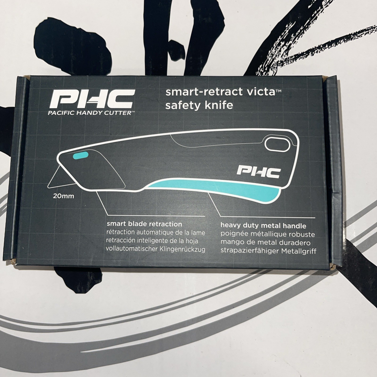 PHC Auto-Retract Rebel Safety Knife Pacific Handy Cutter Utility Knife