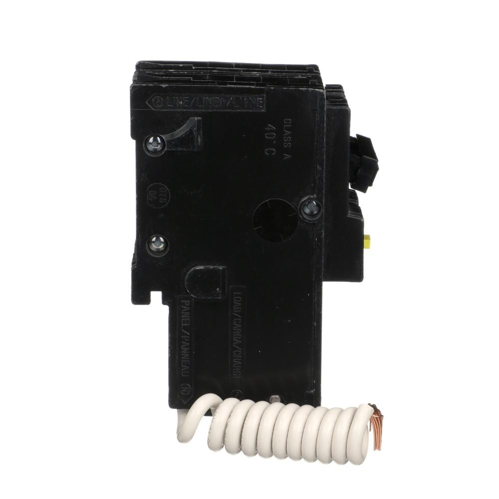 20 Amp 120/240 VAC 2 Pole Plug On GFCI Circuit Breaker Overload Protection