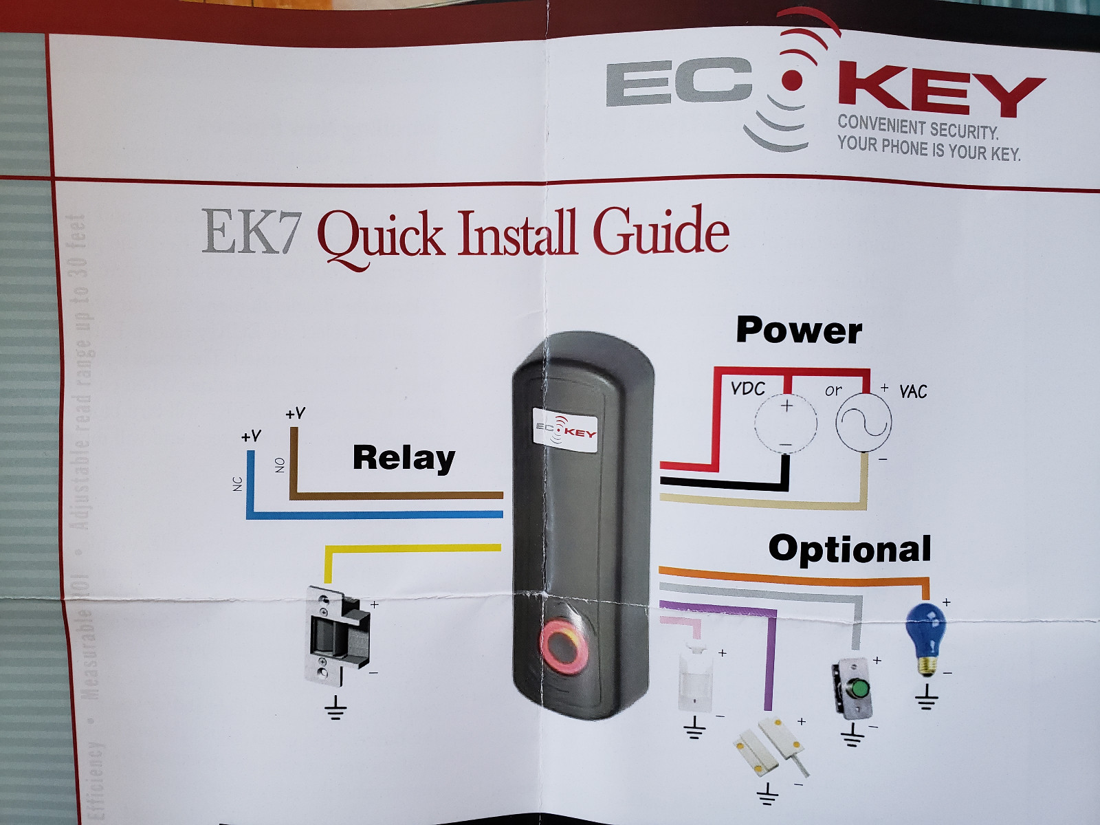 ECKey EK7 Stand-Alone Access System Home Business Security Bluetooth VIZpin SaaS