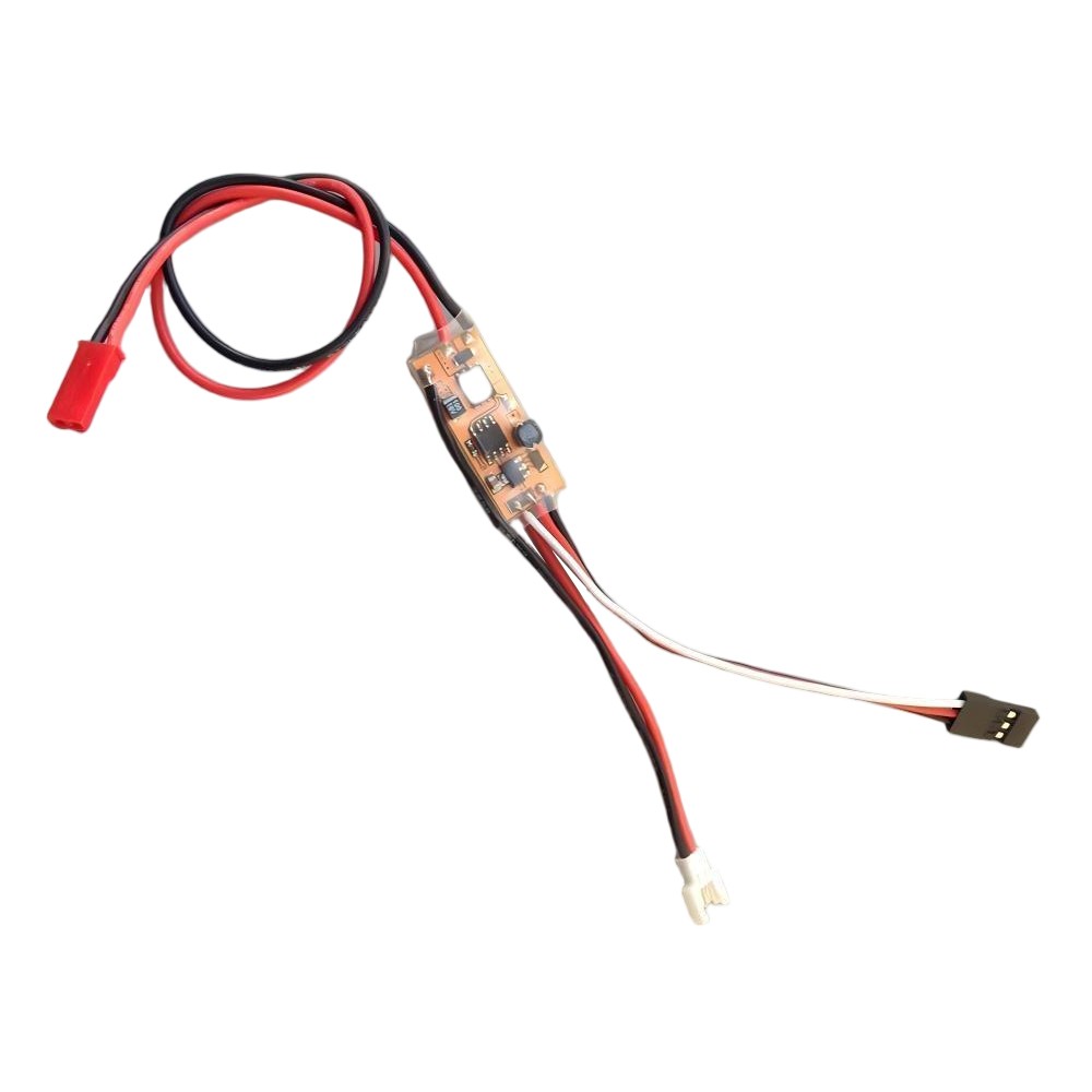 12A 1S 3.7V Brushed ESC One-Way with BEC Boost to 5V 600mA 3-6V PWM Control