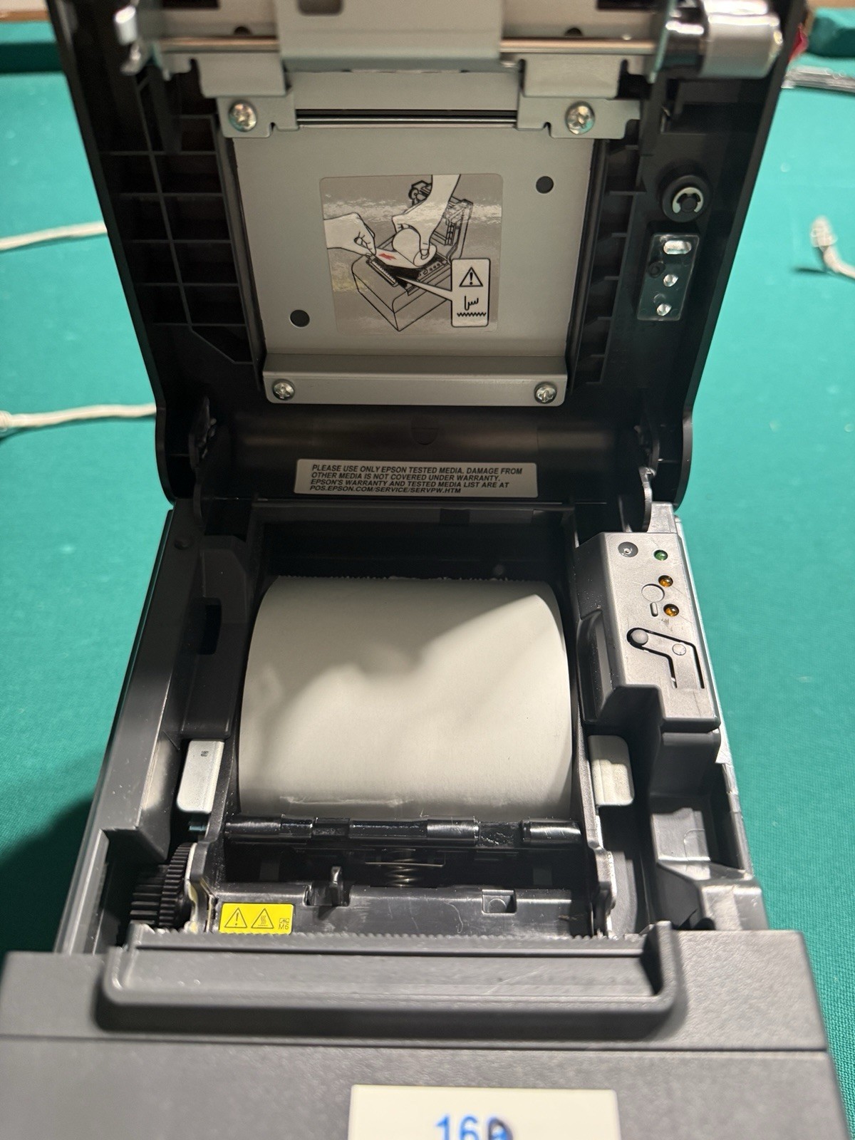 Epson TM-T20II Receipt Printer – Direct Thermal – USB – Black