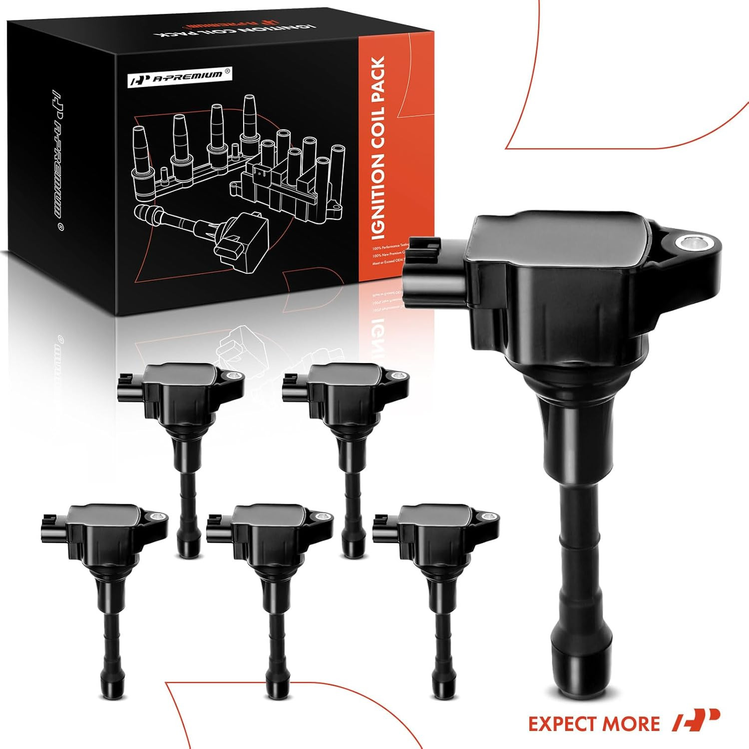 6PC Ignition Coil Packs 3.7L 5.0L 5.6L Infiniti 370Z FX50 Q50 Q70 QX50 2009-2020