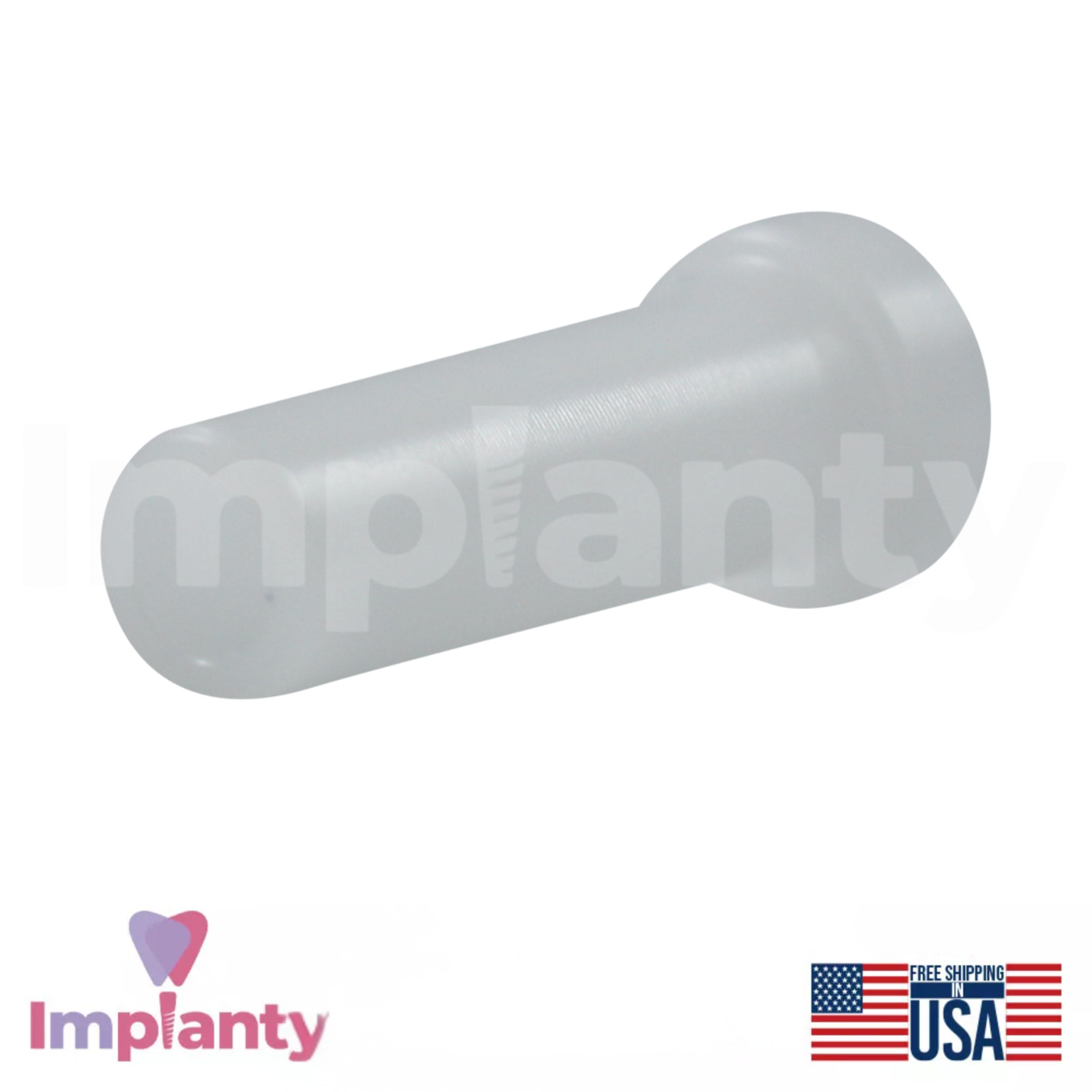 GDT Straight Multi Unit 1.6 Prosthetic Plastic Sleeve Set Int Hex 2.42mm