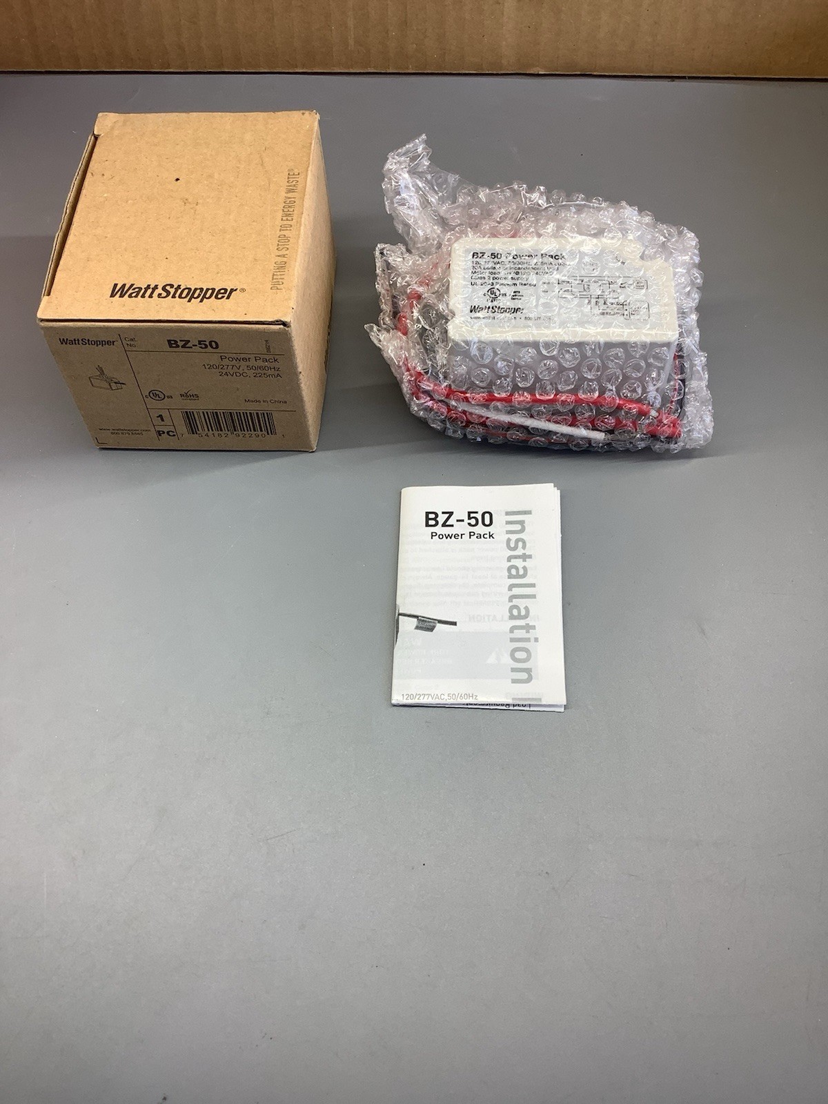 Wattstopper BZ-50 Power Pack 120 277V 50/60Hz 24VDC 225mA New