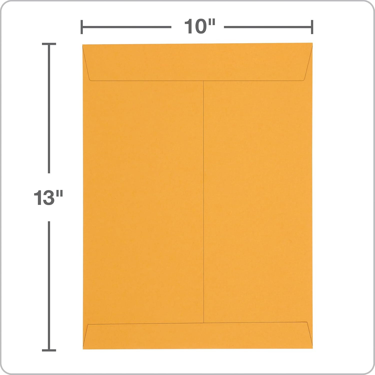 10 X 13 Catalog Envelopes with Self Seal Closure, 28 Lb Brown Kraft