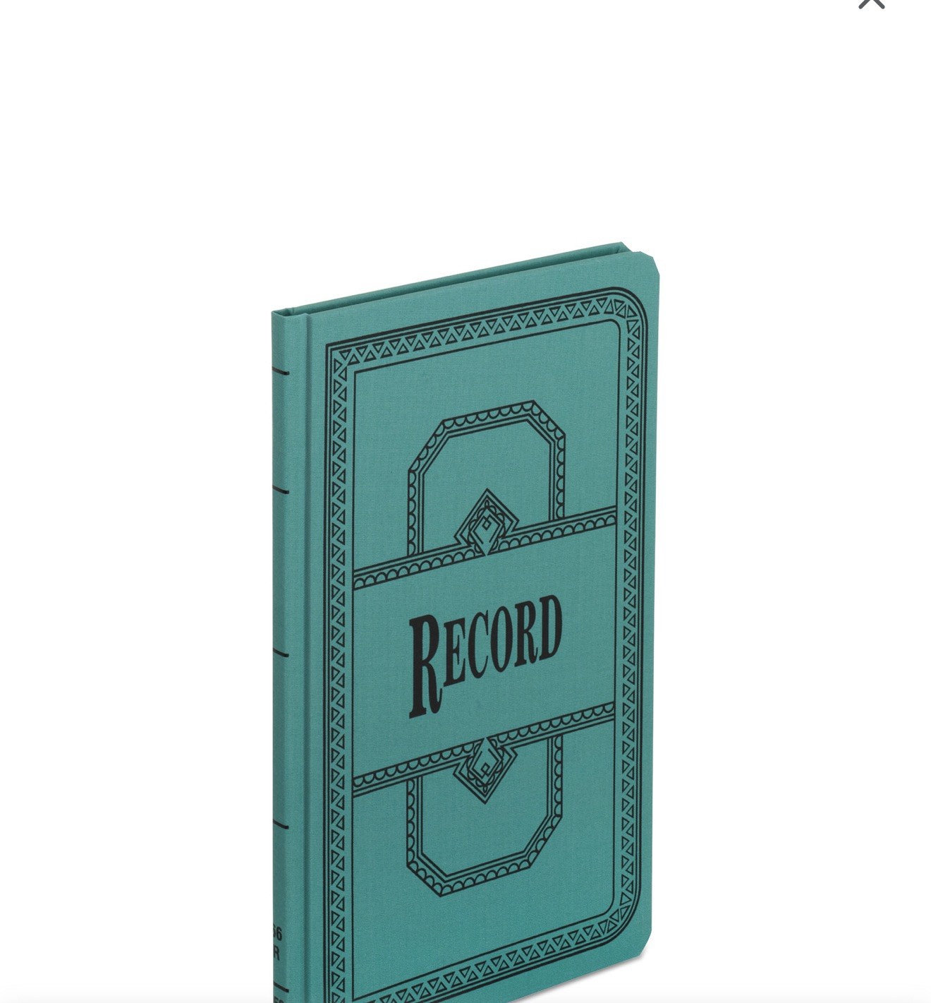 Boorum & Pease 500 Page Record Ledger Book Hardcover Green 66-500-R