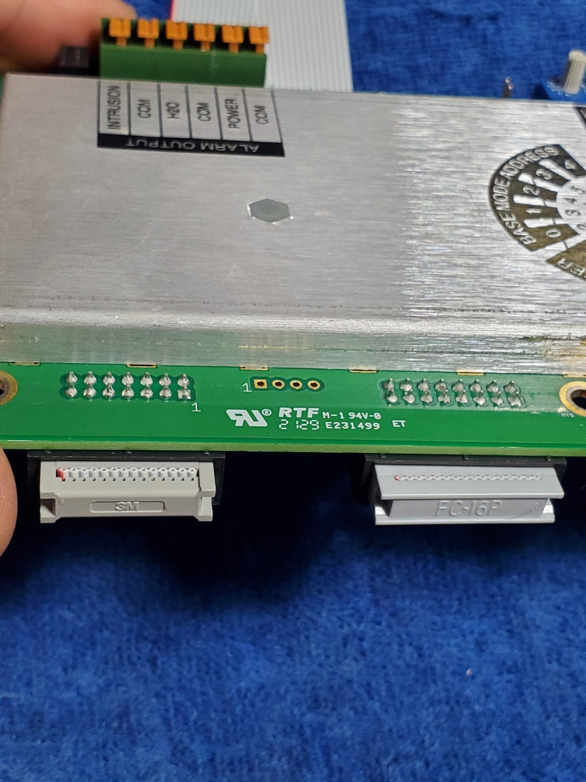 Raycap 3315-ALM-RS485 Alarm Board 750-0405/D1 for OVP Telecom USED