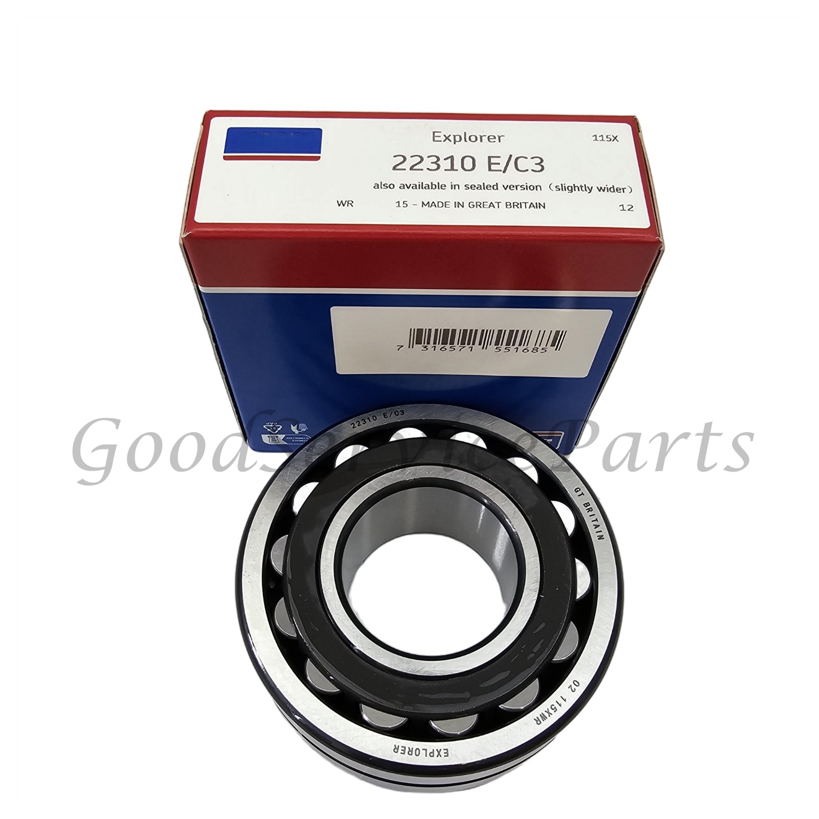 New Cylindrical Roller Bearing 4.33×1.97×1.57 Inch Fit SKF Explorer 22310-E/C3