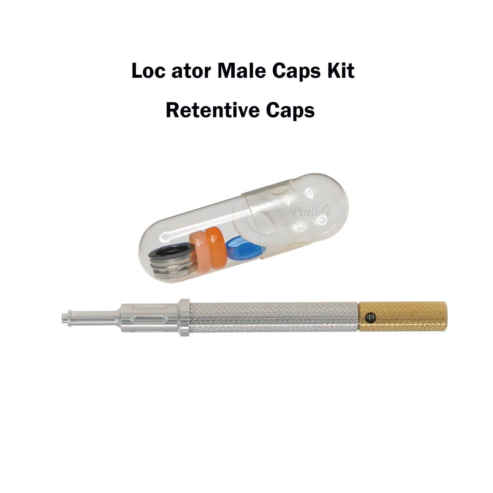 US Dental Locator Abutment& Male Cap Inserts Kit For Osstem Hiossen Mini/Regular