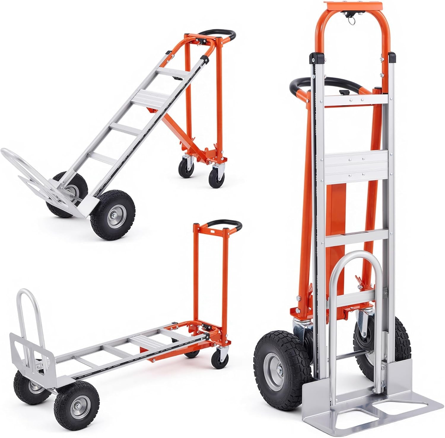 CREWORKS 3-in-1 Convertible Hand Truck, Alu Alloy Folding Hand Truck Dolly, Used