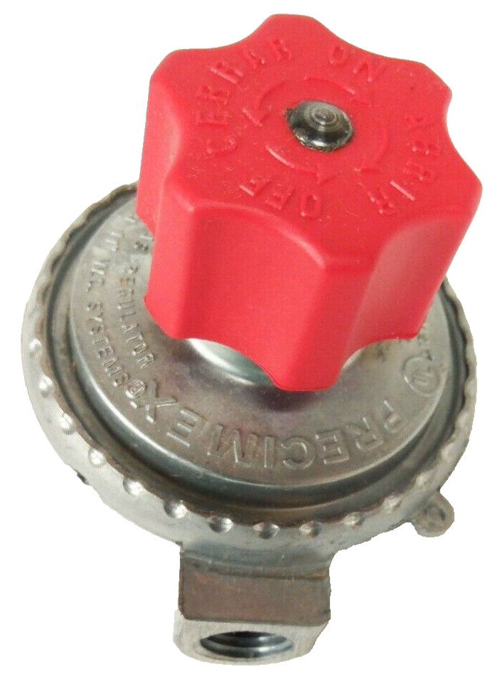 New Precimex 7003 Adjustable 0-10psi Propane Regulator LP LPG Gas Valve 1/4″ NPT