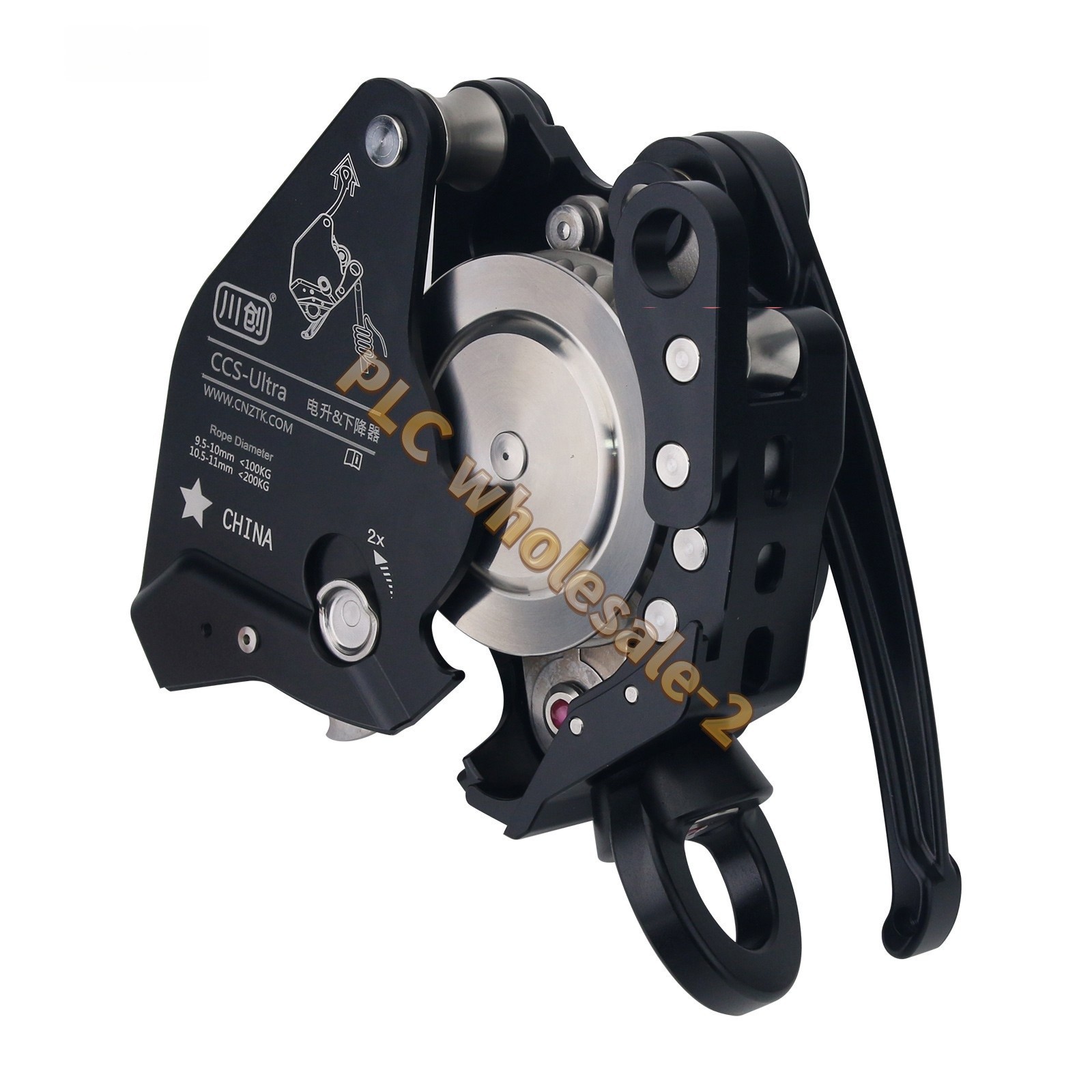 CCS-Ultra Ascent Descent Device Ascender Descender with 200kg Load&Swivel Mode