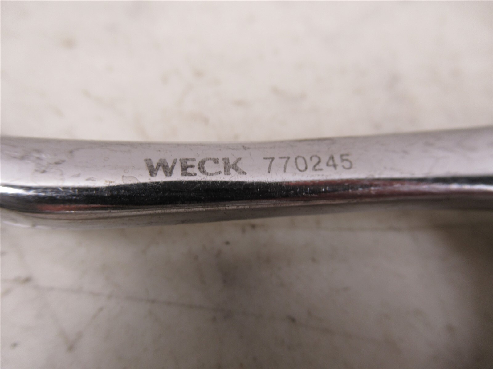 Weck 770245 Obstetrical Forceps 14.5″ Charity Hospital New Orleans 10/86 CHNO