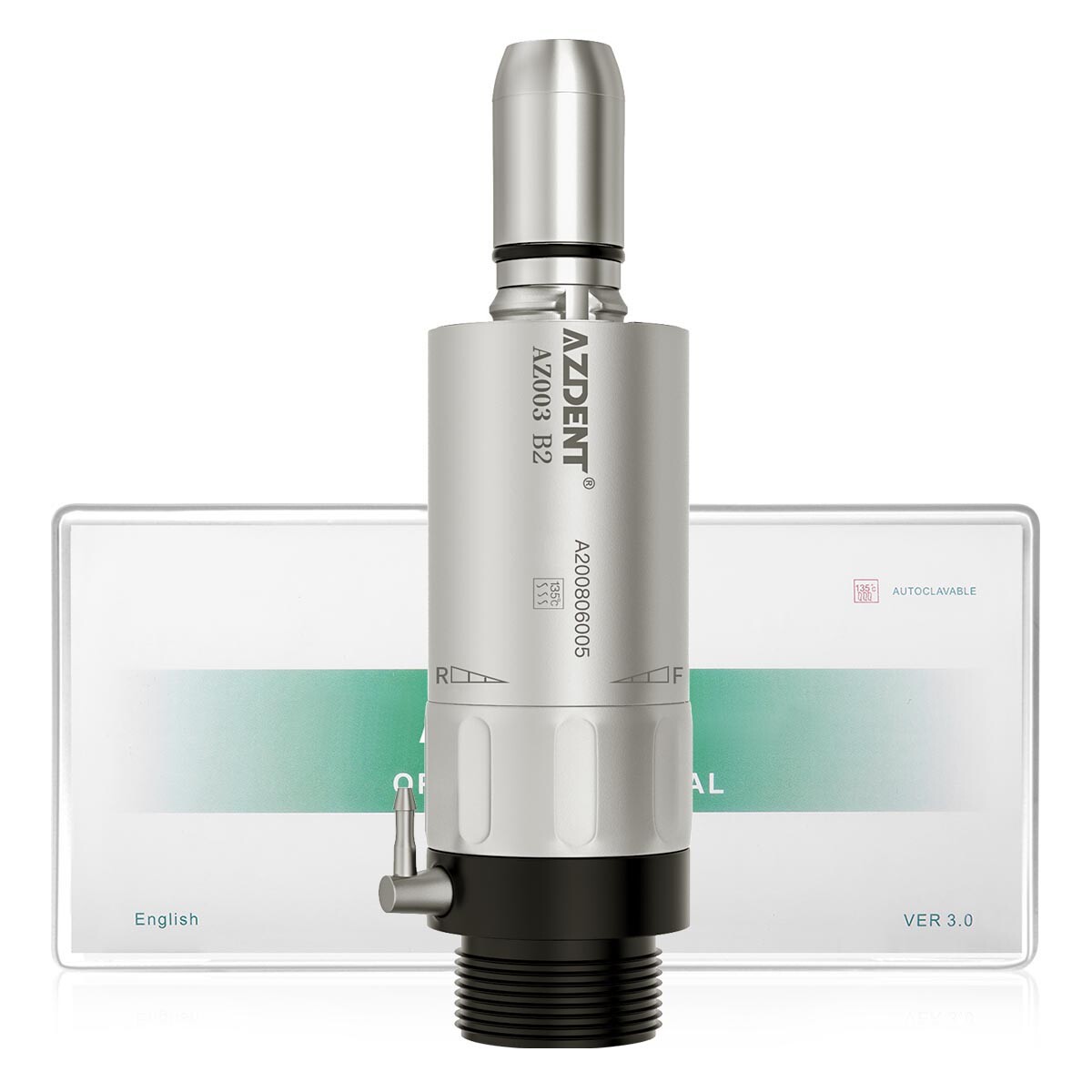 NSK Style Dental Low Speed Handpiece Contra Angle 1.6./2.35mm bur Air Motor 2/4H