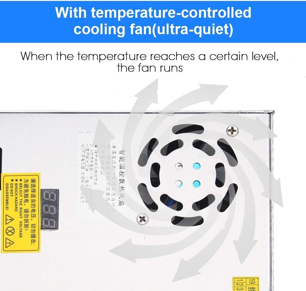 Adjustable DC Power Voltage Converter AC 110V-220V to DC 0-48V Module Switchi…