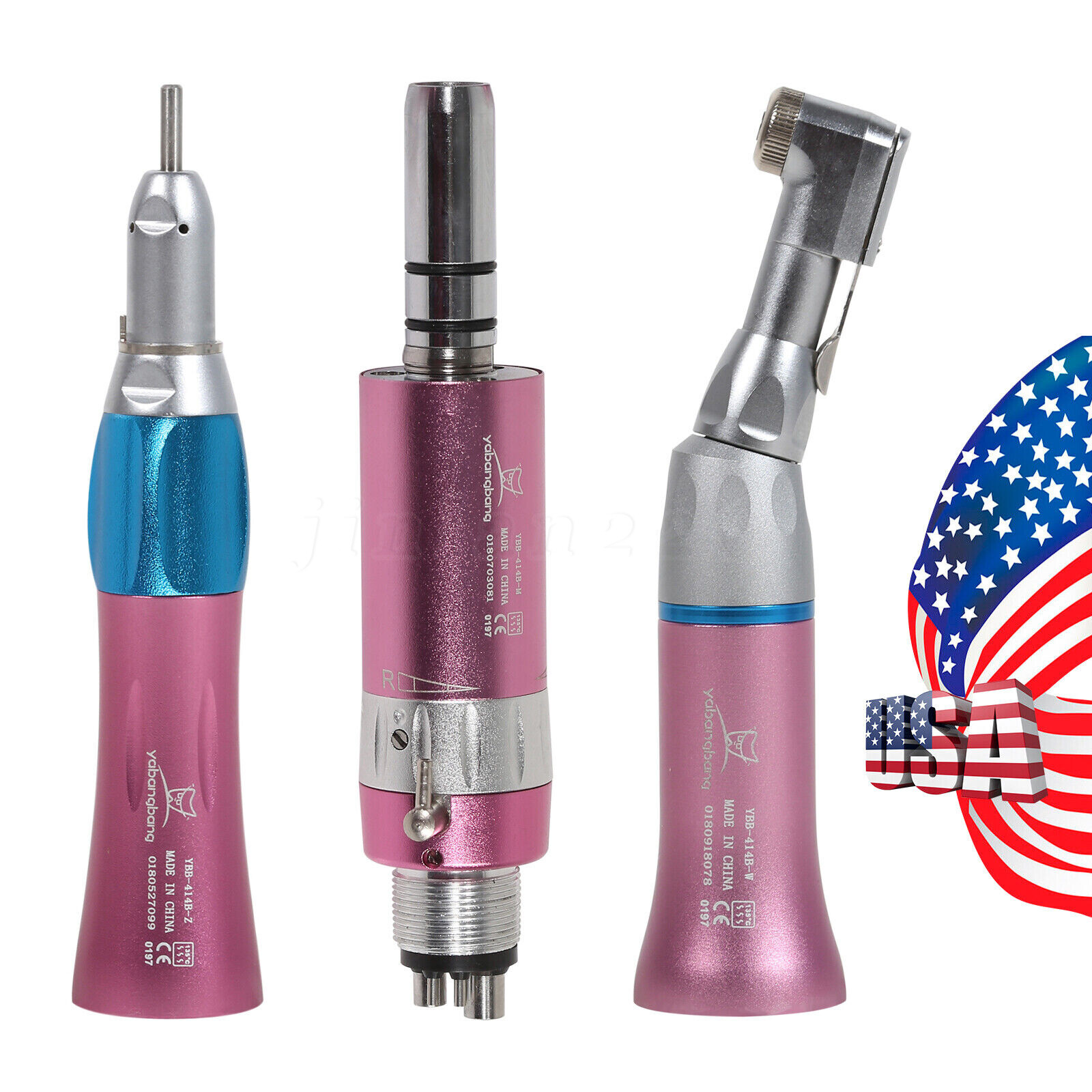Dental low slow speed straight handpiece/ contra angle/ air motor 2/4 NSK E-type