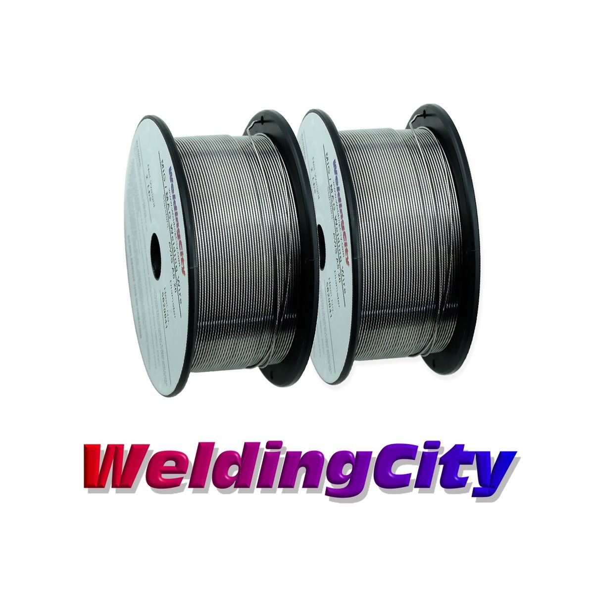 WeldingCity 2 Rolls Gasless Flux-Core MIG Welding Wire E71T-GS .030″ 0.8mm 2-lb