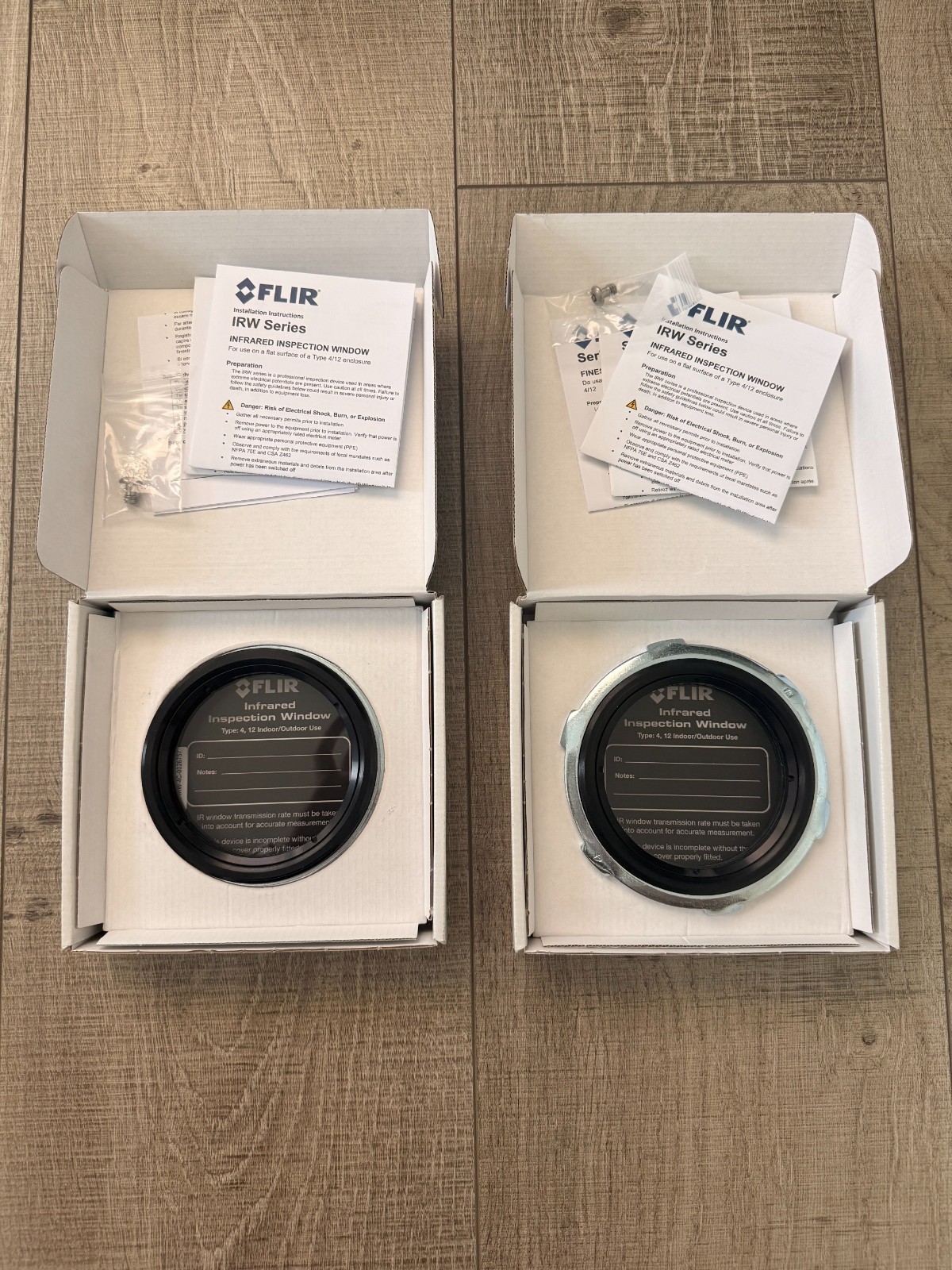 Flir IRW-4C Round Infrared Window – Black