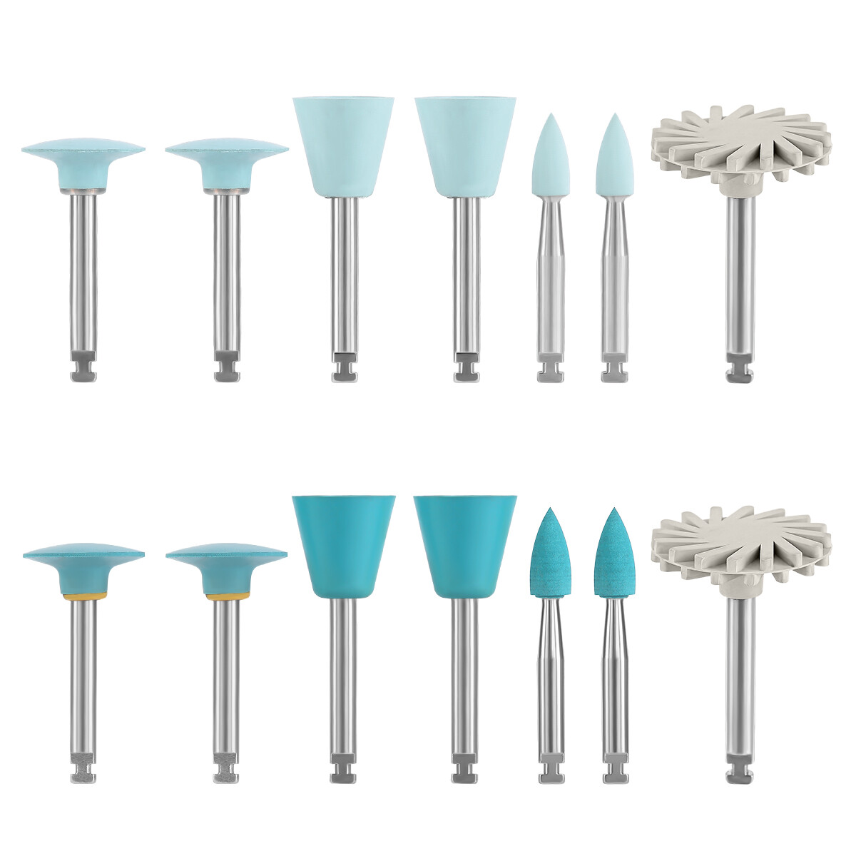 Dental Composite Porcelain Finishing Polishing Kit RA Polishers for Contra Angle