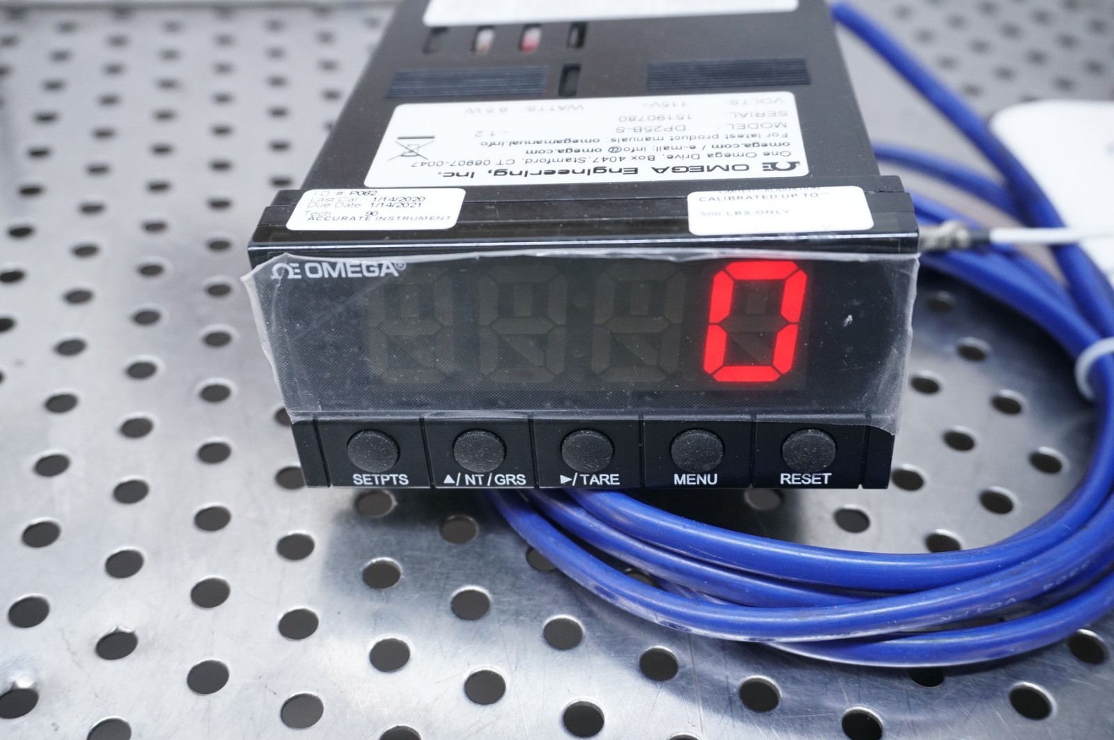OMEGA Engineering DP25B-S Load Cell & Strain Gauge Meter w/ 1K load cell