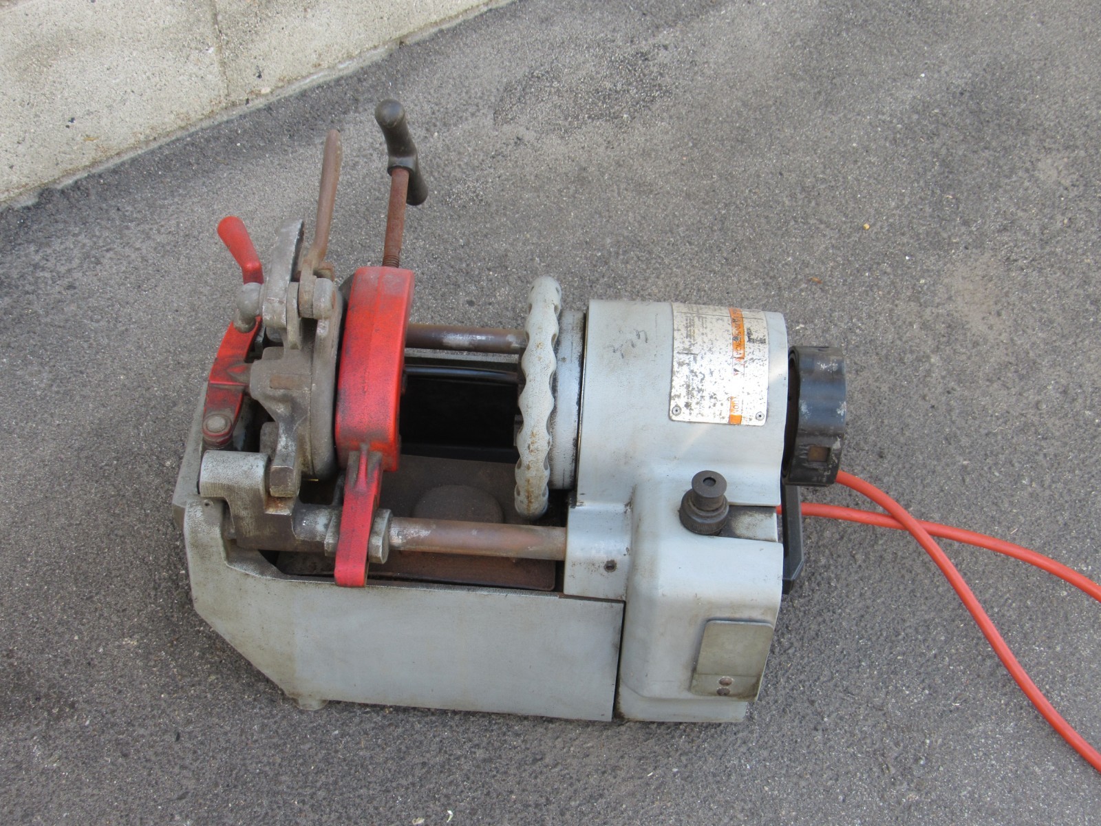 Ridgid 1210 Portable Pipe Threading Machine NPT Plumbing Repair Thread