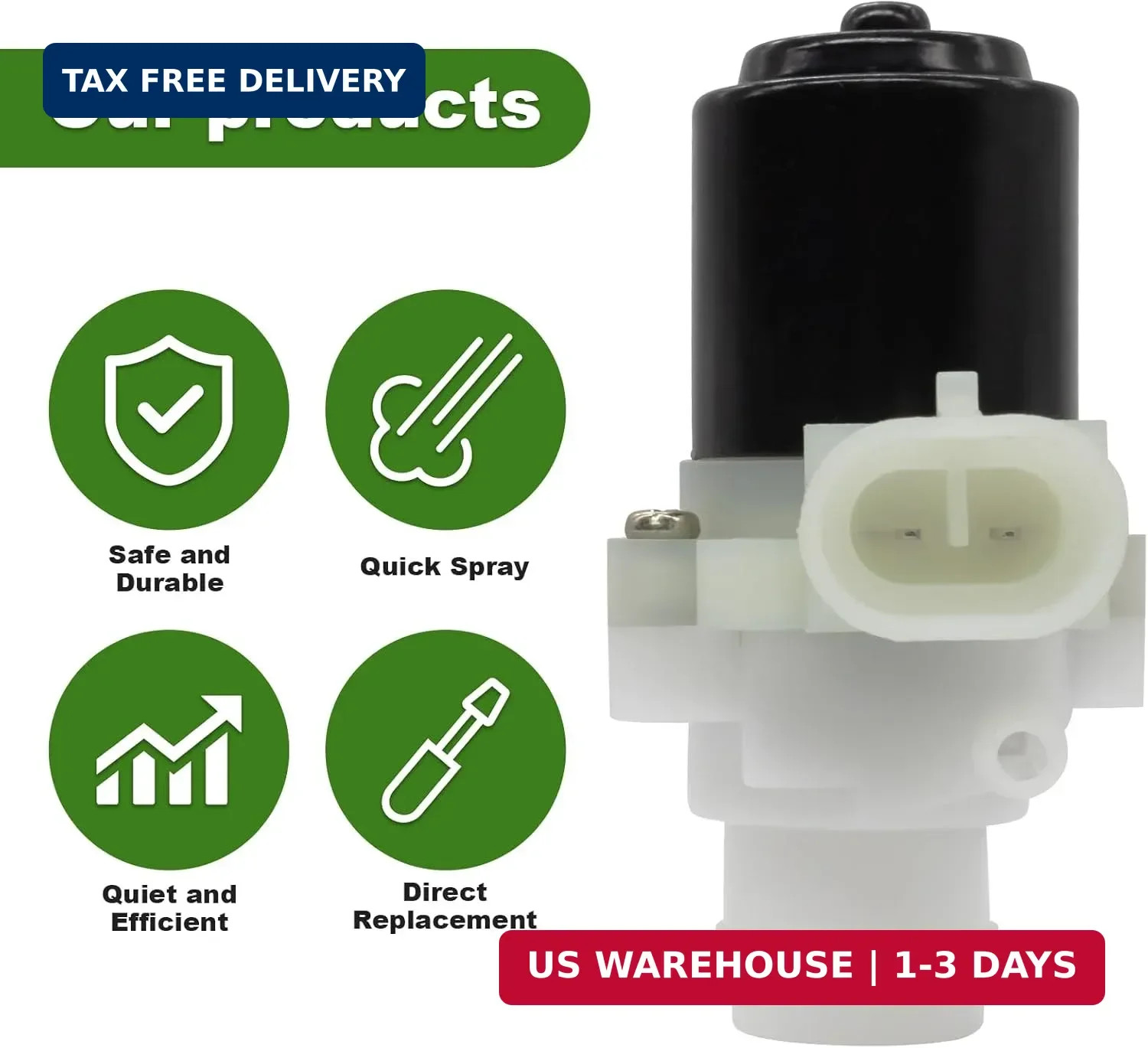Upgraded Truck Windshield Washer Fluid Pump Replacement for Kenworth T680 T880 a