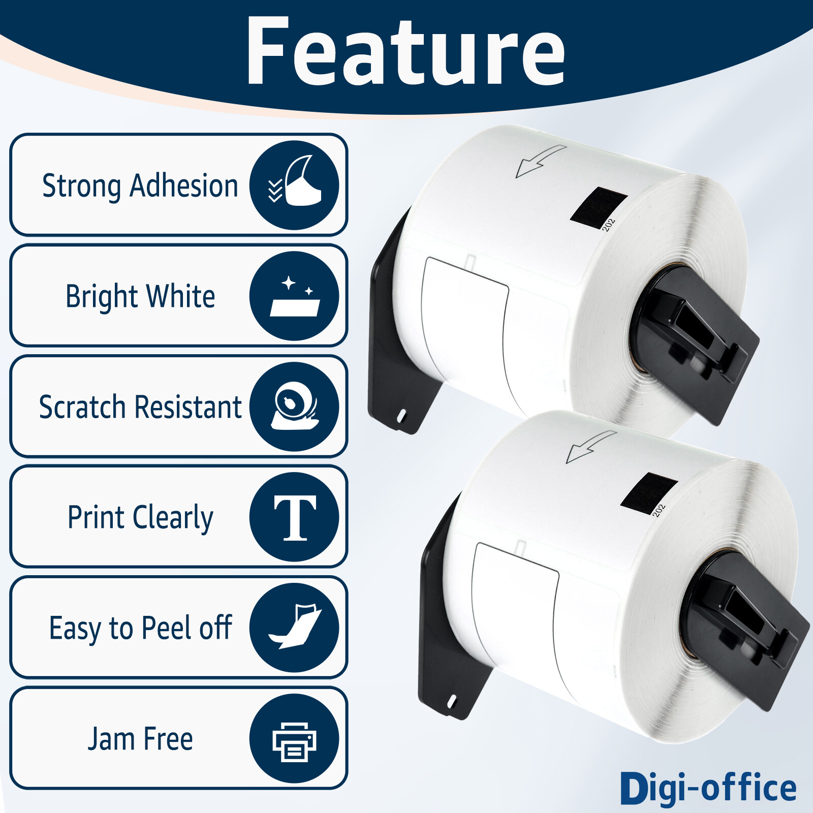 DK-1202 Shipping Labels Compatible with Brother QL-500 DK-1202 (2.4 in x 3.9 in)