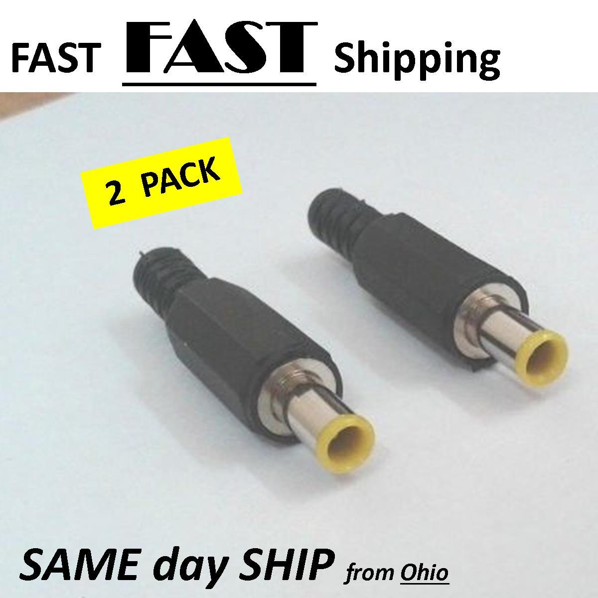 yellow tip — 5.0mm x 3.5m x 1.1 mm – DC Power cable Male Plug Adapter Notebook