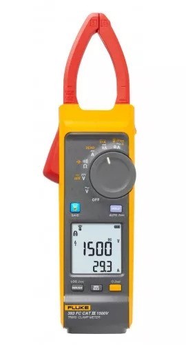 Fluke 393 FC CAT III True RMS Wireless Clamp Meter with iFlex, 1500 V