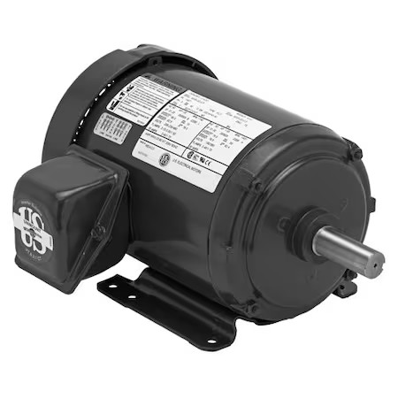 U.S. Motors T2p2ahz Three-Phase Motor, 2 Hp, 56Hz Frame, 208V, 230V, 460V
