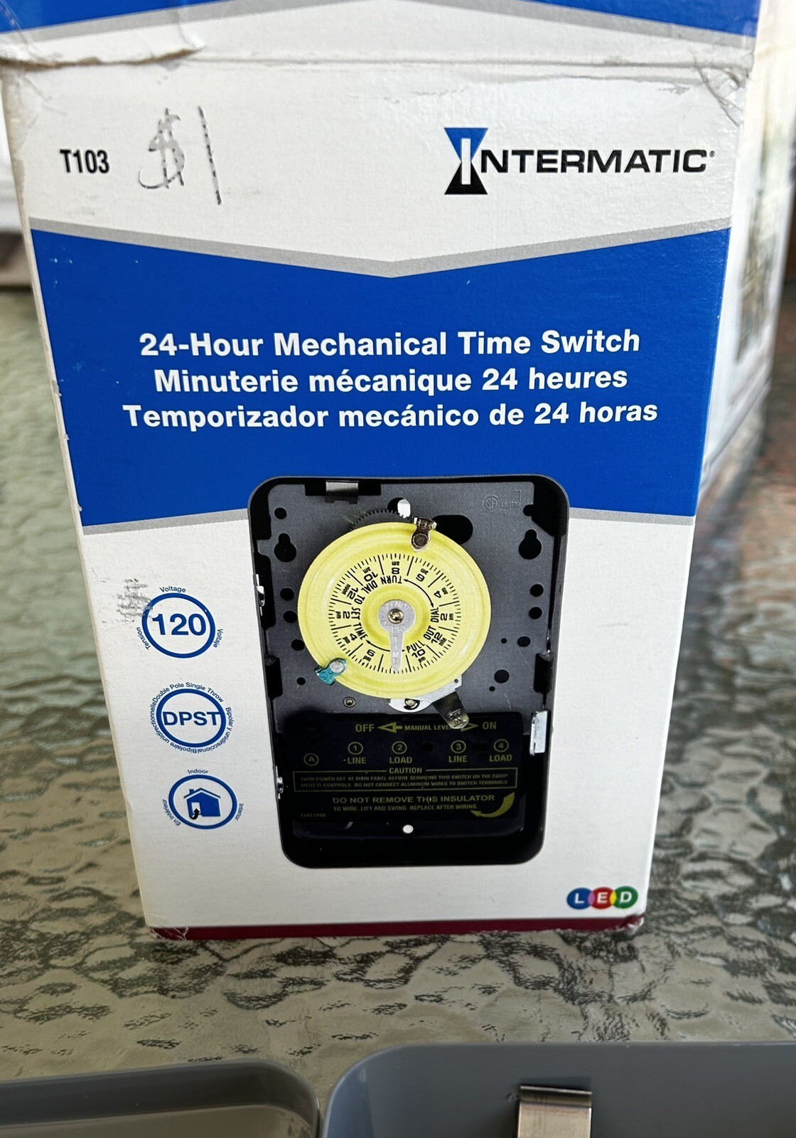 Intermatic Mechanical Time Switch Enclosure 8”X 6”X 3”Inches Empty Box