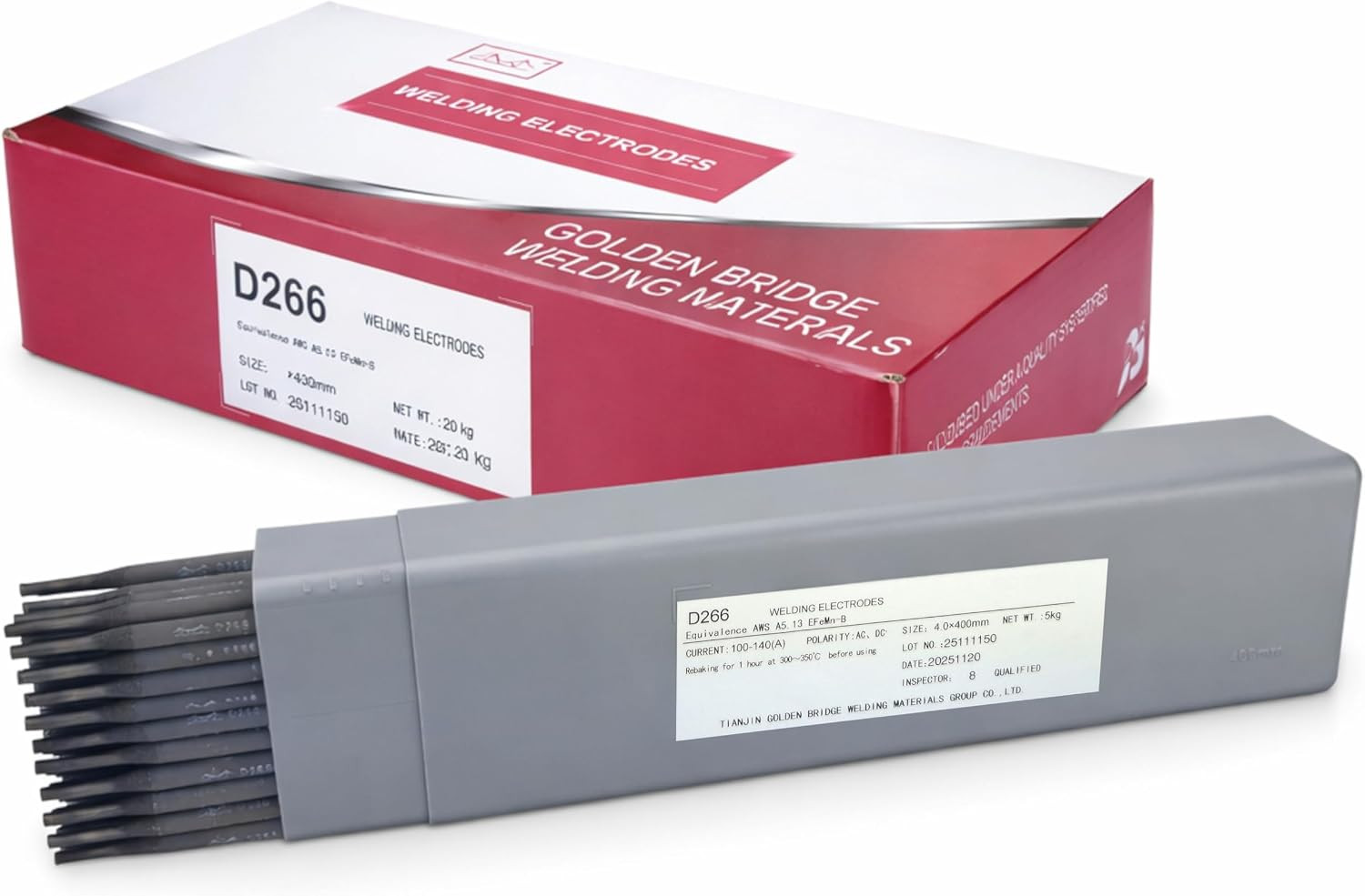 Efemn-B Hardfacing Welding Electrodes D266 – High Manganese Steel Build-Up Rods