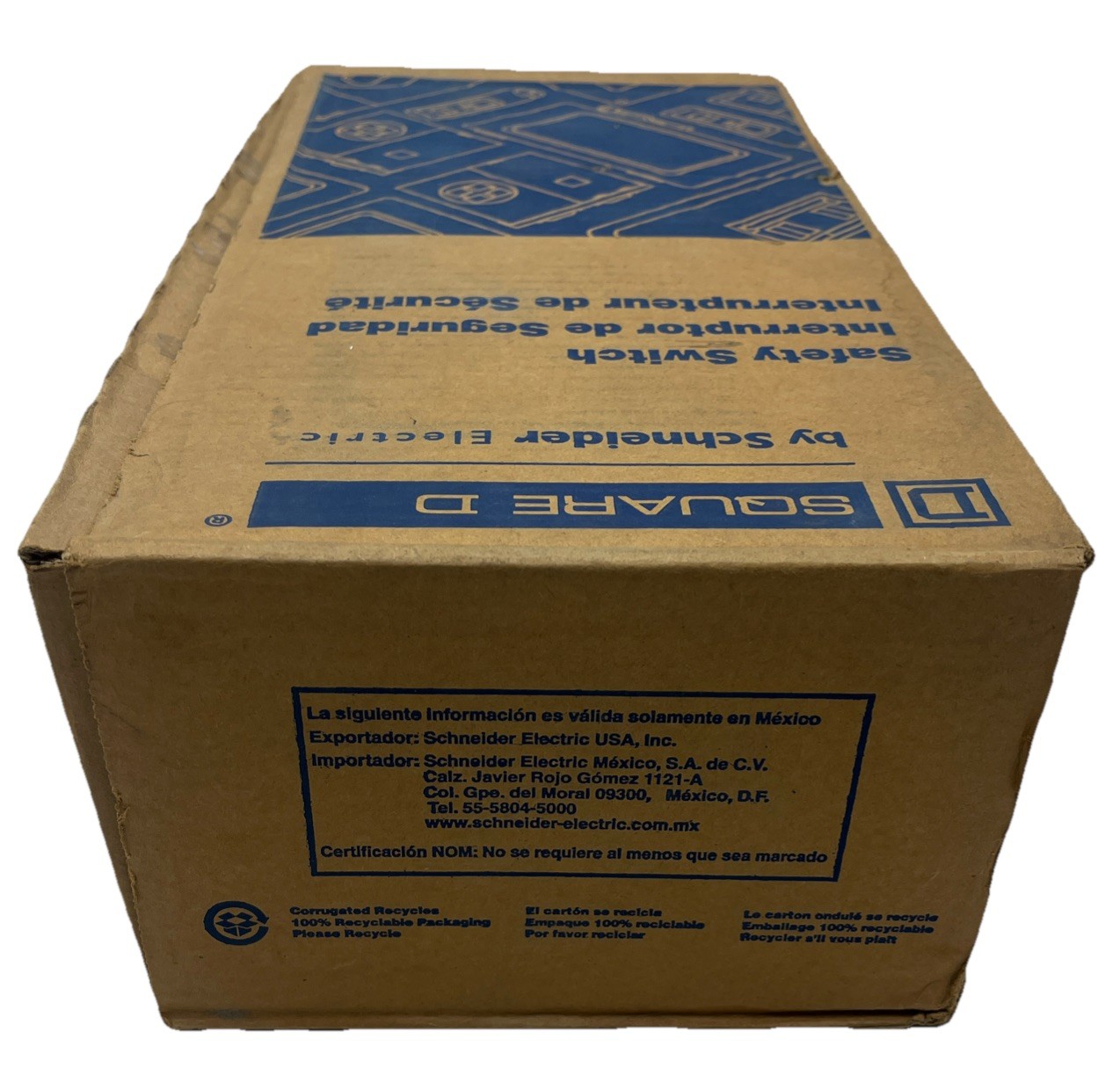 Square D HU361RB New Box Heavy Duty Disconnect Switch 30 Amp 600v 3 PhaseNema 3R