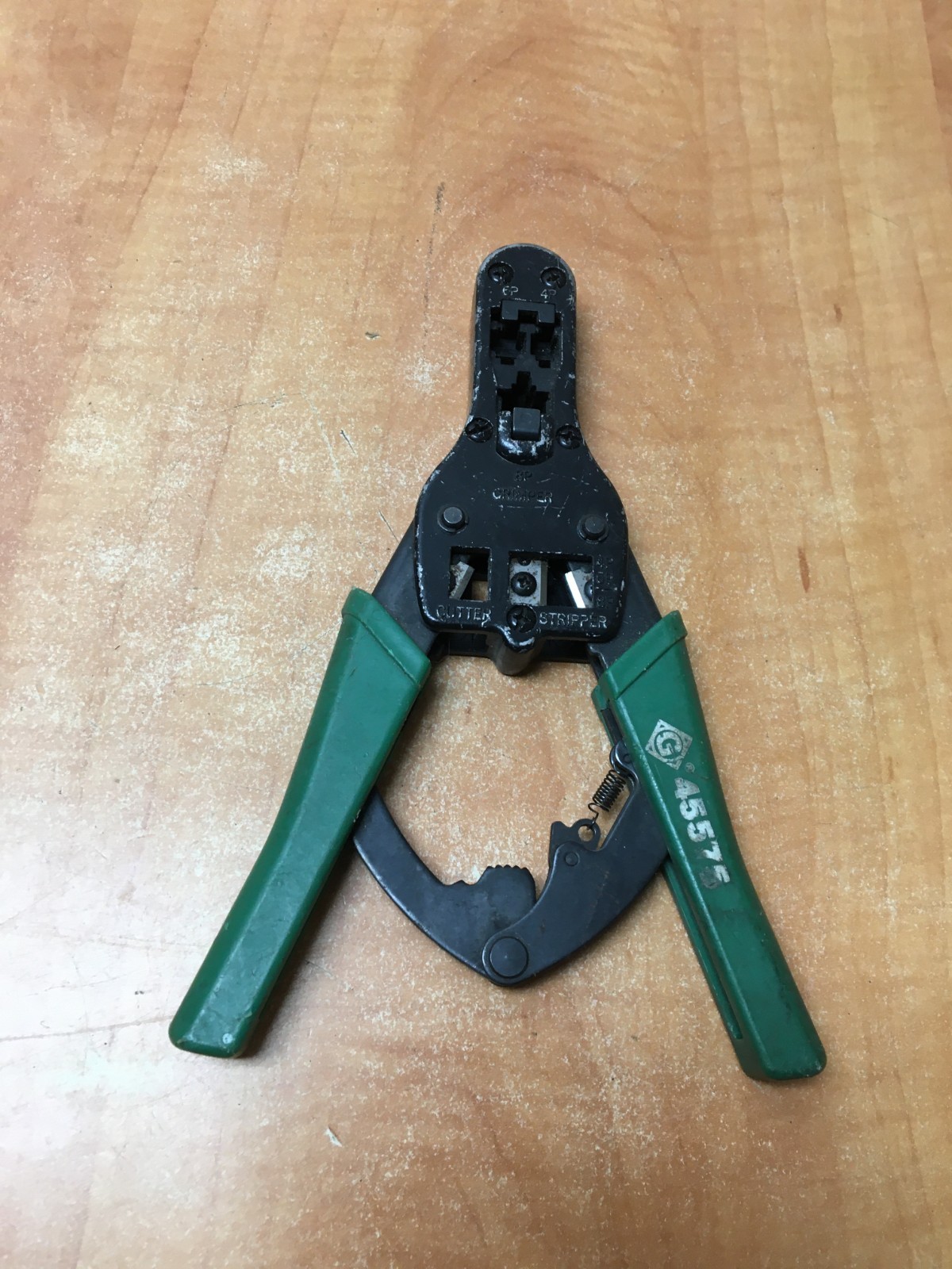 GREENLEE 45575 Modular Crimping Tool Voice and Data Cables RJ45 RJ11 RJ12 RJ22