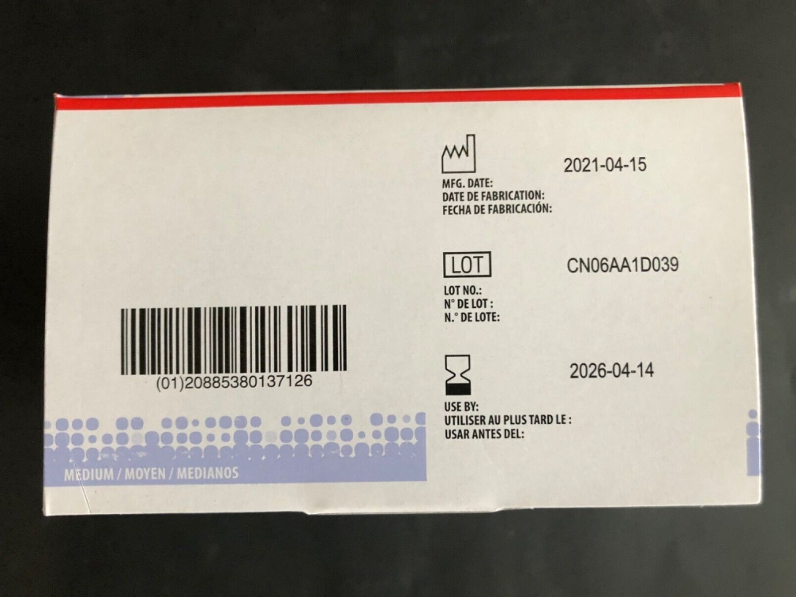 2000 Count Case – Cardinal Health Flexal Nitrile Exam Gloves S / M / L Exp 2026
