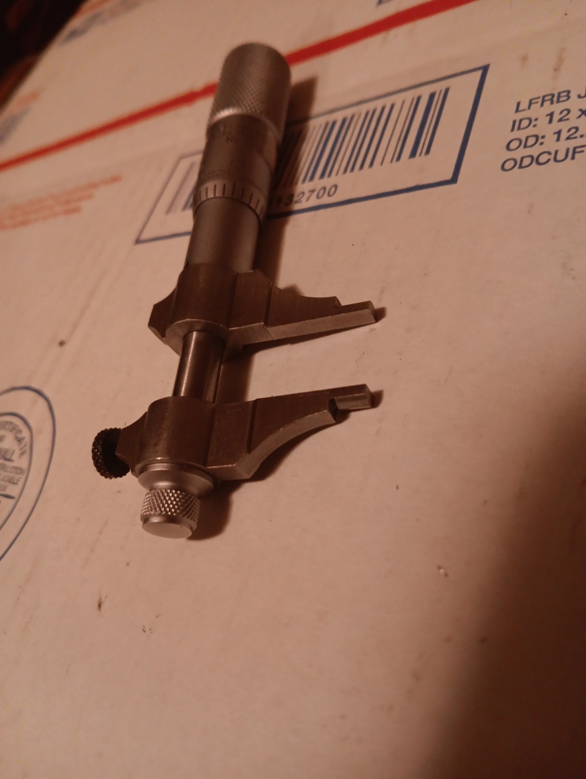 Starrett No. 700A inside micrometer .200″ to 1.200″ range .001”- Made in U.S.A.