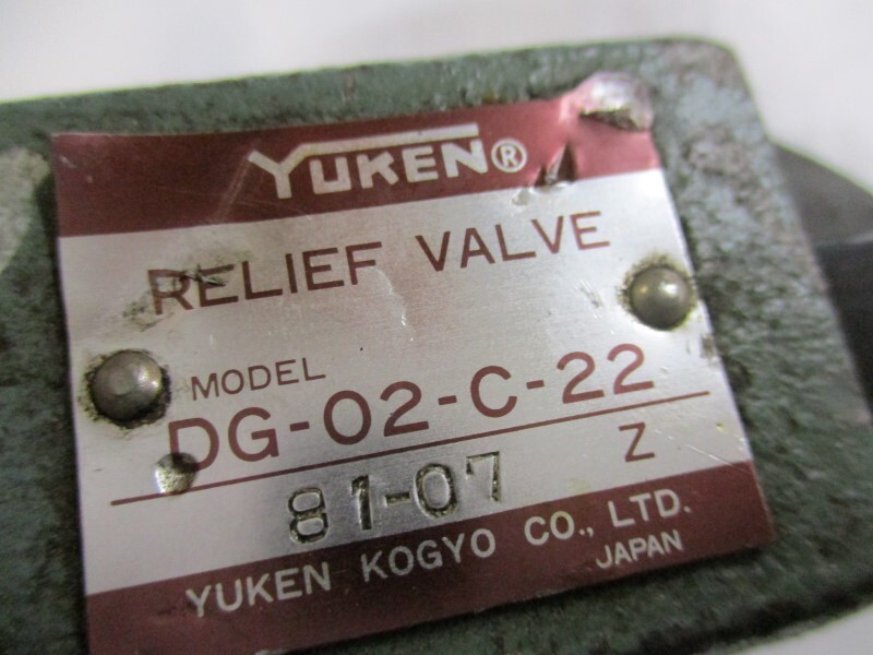 YUKEN DG-02-C-22 UNMP