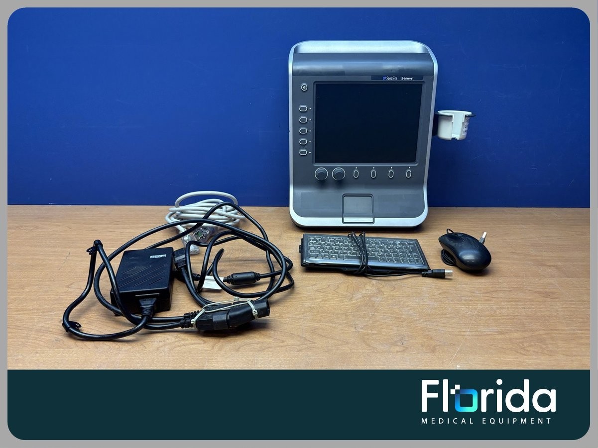 2015 SONOSITE S-NERVE ULTRASOUND P09417-92 W/ KEYBOARD, MOUSE, CABLES/ FOR PARTS