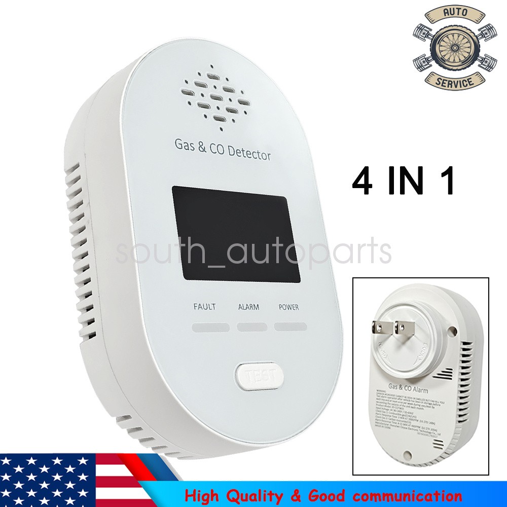 Digital Gas Leak Detector Alarm Sensor Propane Butane Methane Natural Catch US