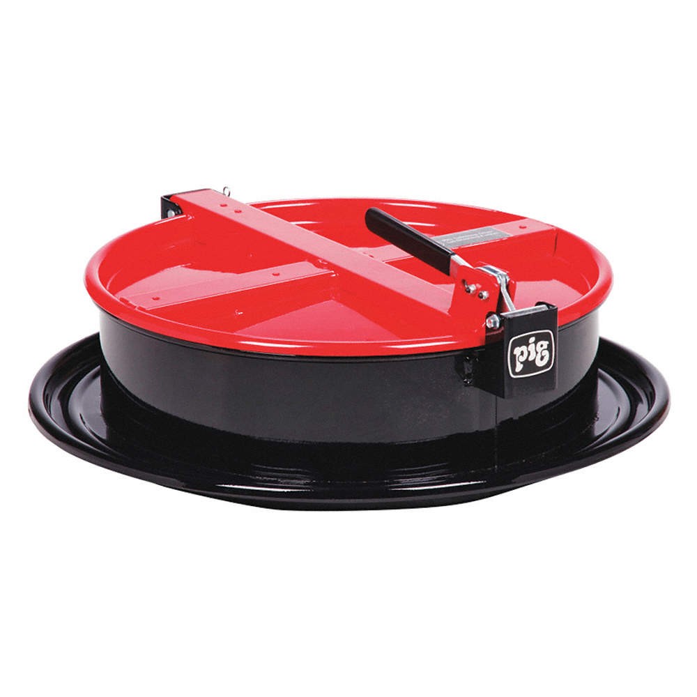 PIG DRM1212-RD Drum Funnel,Red,Steel,Not Applicable 45GN81