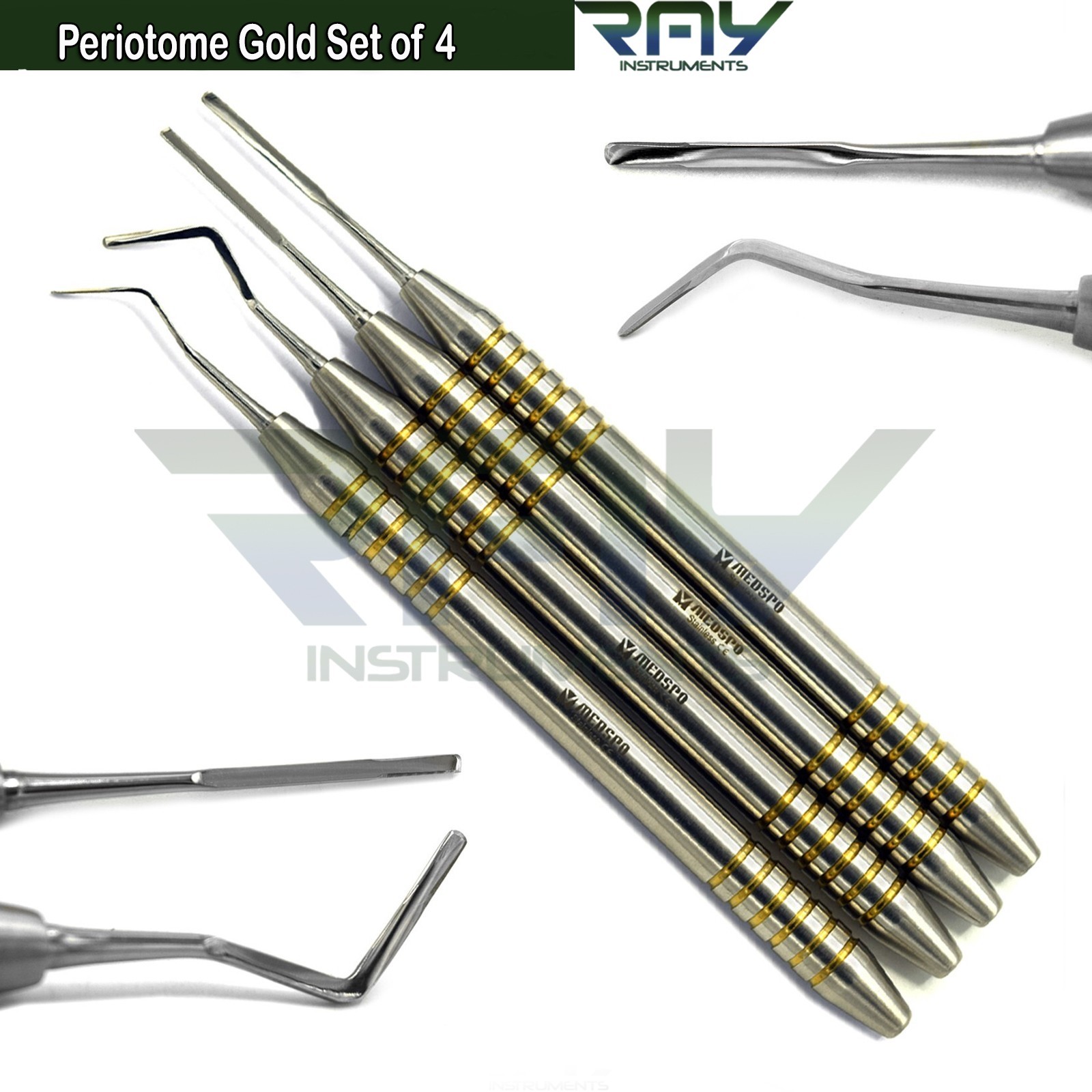 Dental Tooth Luxation Elevators PDL Elevator Periotome Atraumatic Extraction Kit