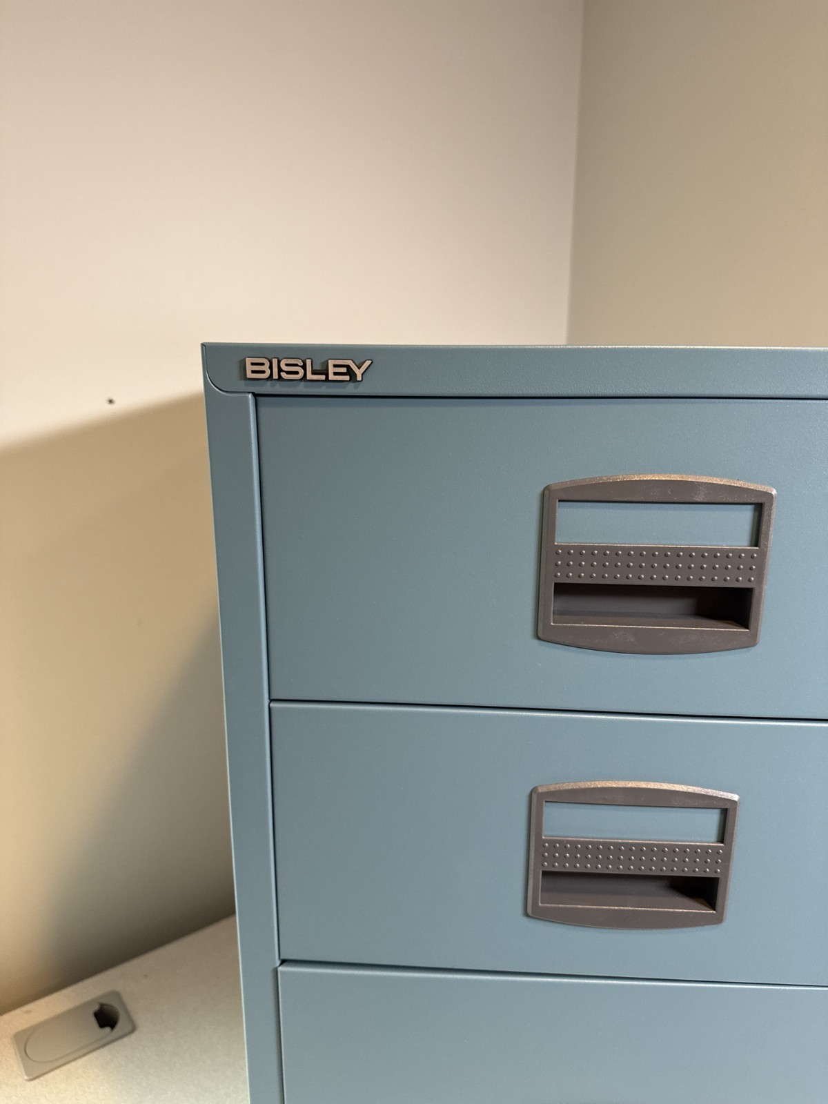 NEW! Bisley 3-Drawer Home File Cabinet – Doulton Blue **REDUCED PRICE**